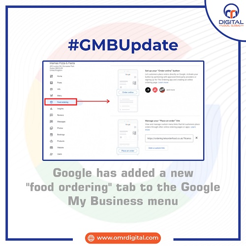Google Has Added Food Ordering Tab To The Google My Business Menu