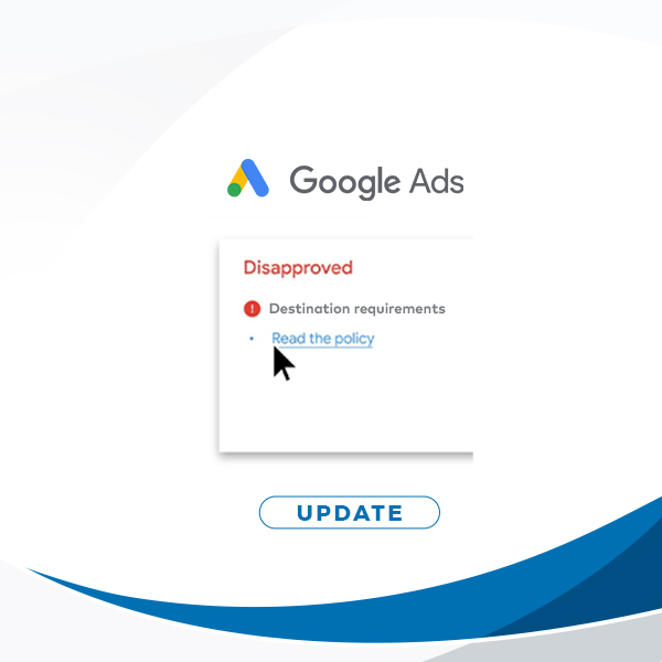 Google changing its policy in regards to any violating Ads