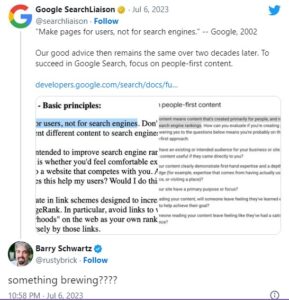 Google search Liaison 