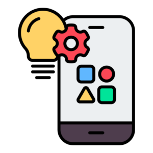 Hybrid app development icon