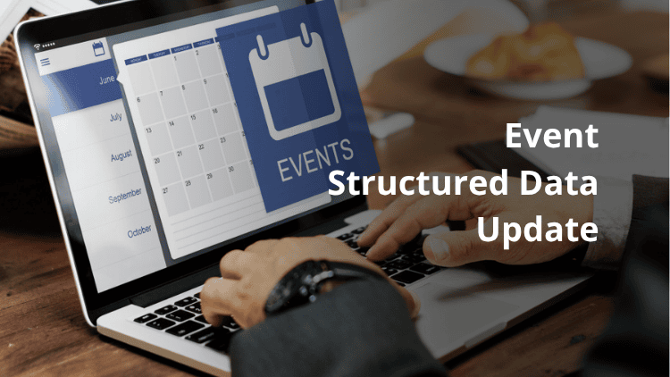 Event Structured Data Update