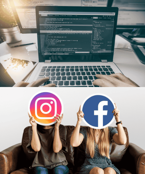 website design and meta ads